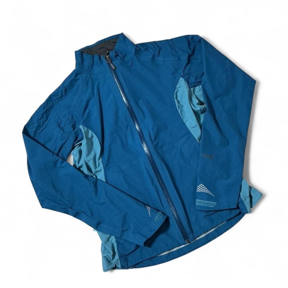 REI eVent Waterproof Breathable Jacket Women's Small‎ Blue Outdoor Active